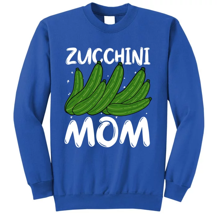 Funny Zucchini Mom Vegetable Mothers' Day Gardener Lover Gift Tall Sweatshirt