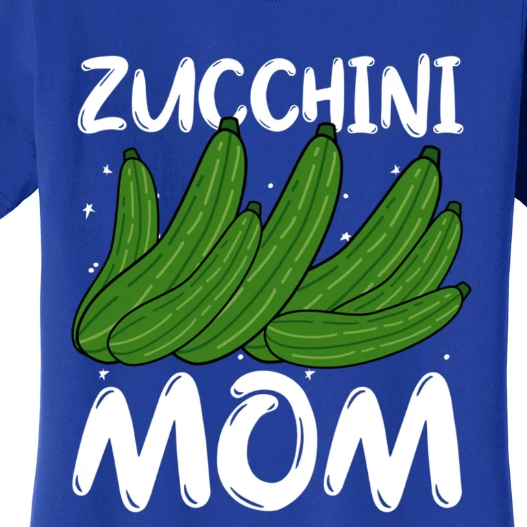 Funny Zucchini Mom Vegetable Mothers' Day Gardener Lover Gift Women's T-Shirt