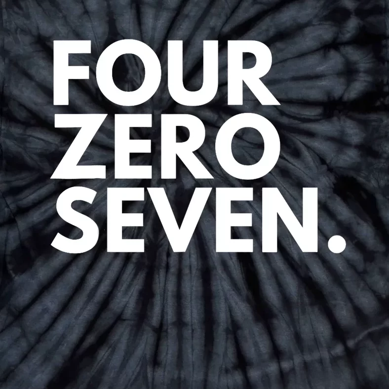 FOUR ZERO SEVEN Area Code 407 Orlando FL Florida USA Tie-Dye T-Shirt