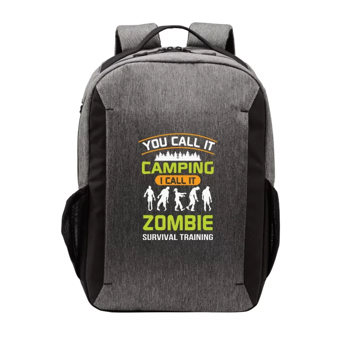 Funny Zombie Survival Training Camping Gift Vector Backpack