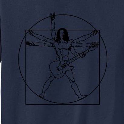 Frank Zappa TShirt Mens Funny Rock Music Electric Guitar Band Top Vitruvian Sweatshirt