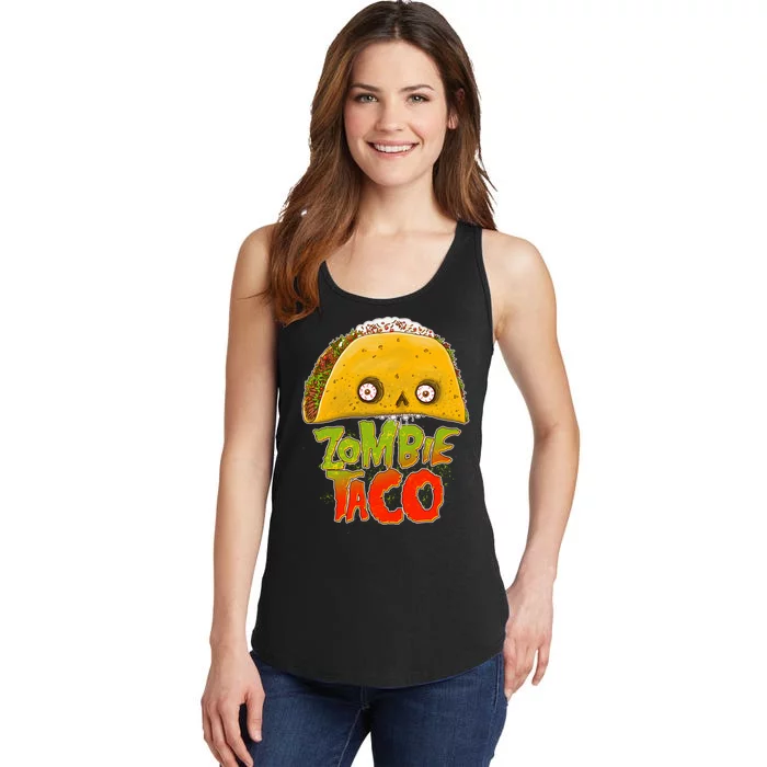 Funny Zombie Taco Ladies Essential Tank