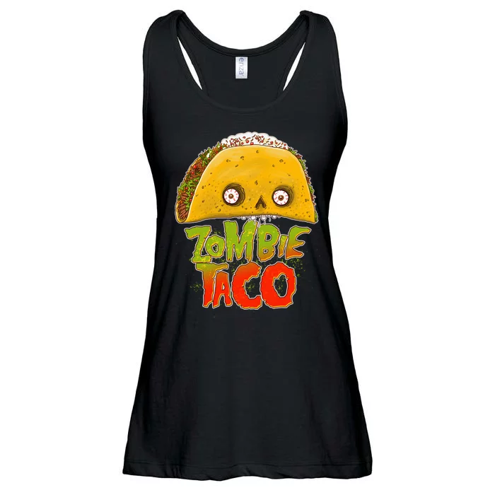 Funny Zombie Taco Ladies Essential Flowy Tank