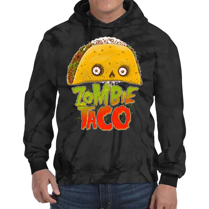 Funny Zombie Taco Tie Dye Hoodie