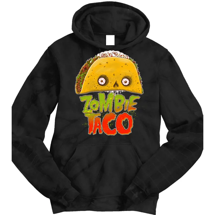 Funny Zombie Taco Tie Dye Hoodie