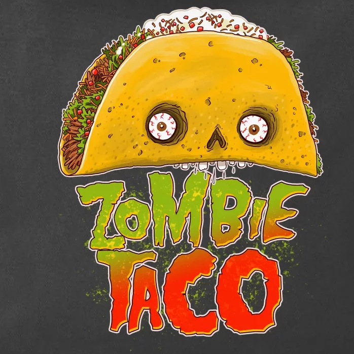 Funny Zombie Taco Zip Tote Bag