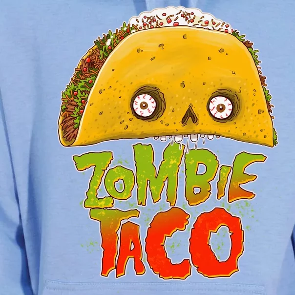 Funny Zombie Taco Unisex Surf Hoodie