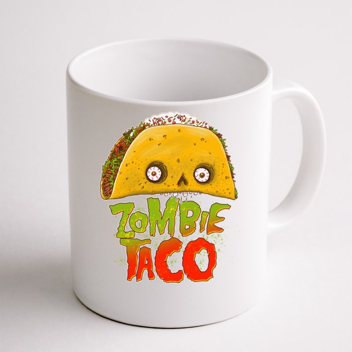 Funny Zombie Taco Front & Back Coffee Mug