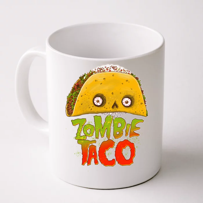 Funny Zombie Taco Front & Back Coffee Mug