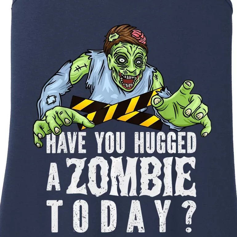 Funny Zombie Tshirt, Funny Halloween Tee, Zombie Lover Ladies Essential Tank