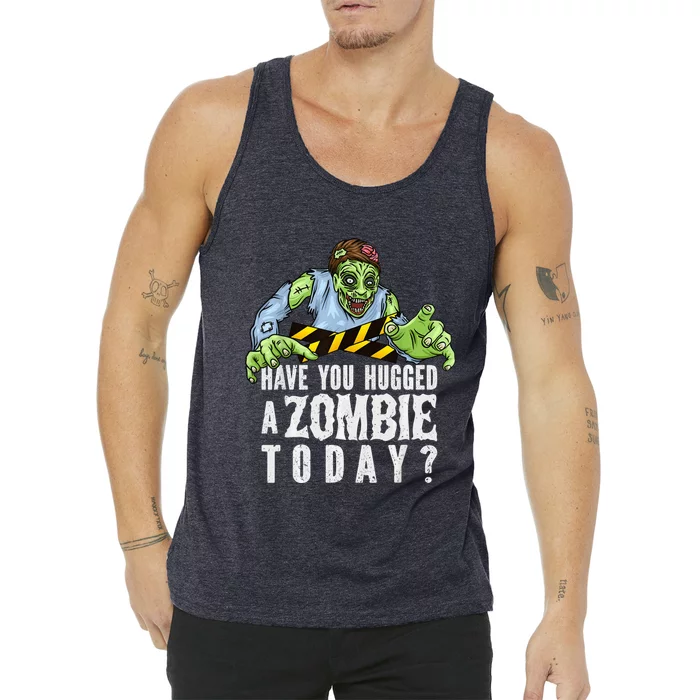 Funny Zombie Tshirt, Funny Halloween Tee, Zombie Lover Tank Top