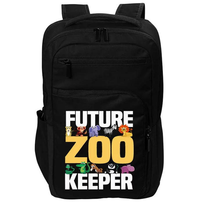 Future Zookeeper Zoogoer Zoo Costume Animal Lover Keeper Impact Tech Backpack