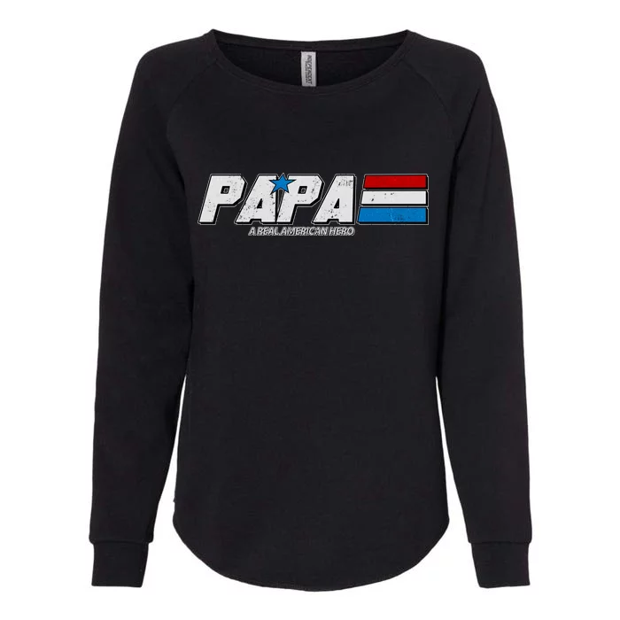 G.I. Papa Real American Hero Womens California Wash Sweatshirt