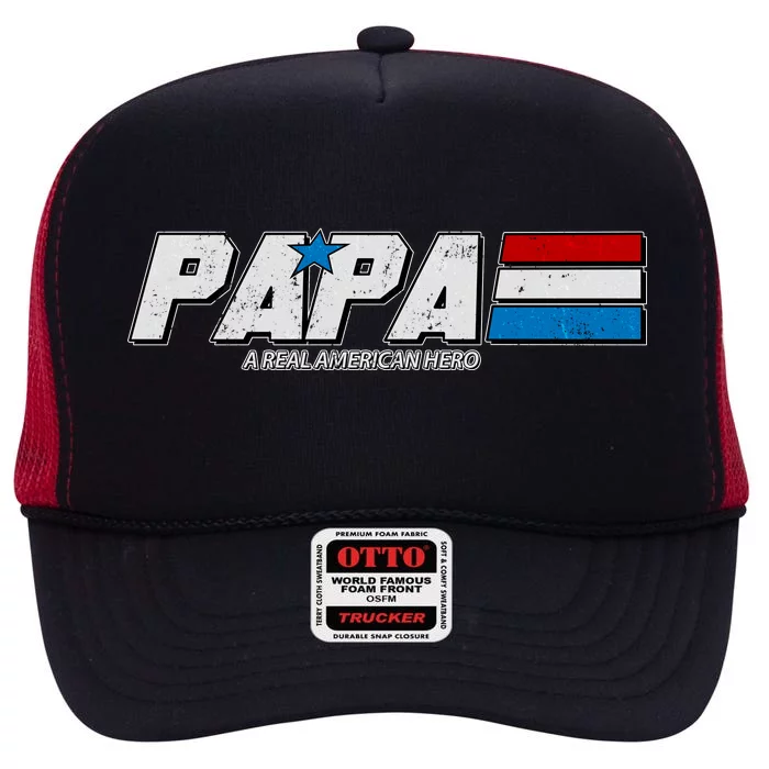 G.I. Papa Real American Hero High Crown Mesh Trucker Hat