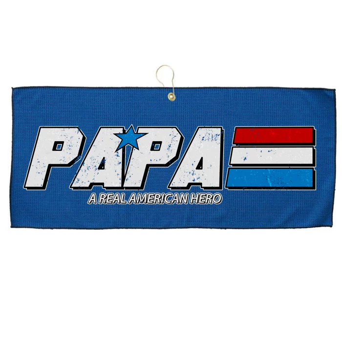 G.I. Papa Real American Hero Large Microfiber Waffle Golf Towel