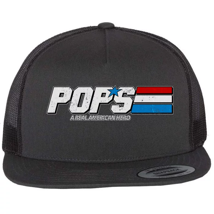 G.I. Pops Real American Hero Flat Bill Trucker Hat