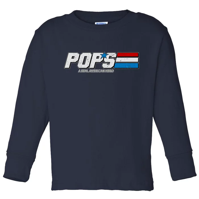 G.I. Pops Real American Hero Toddler Long Sleeve Shirt