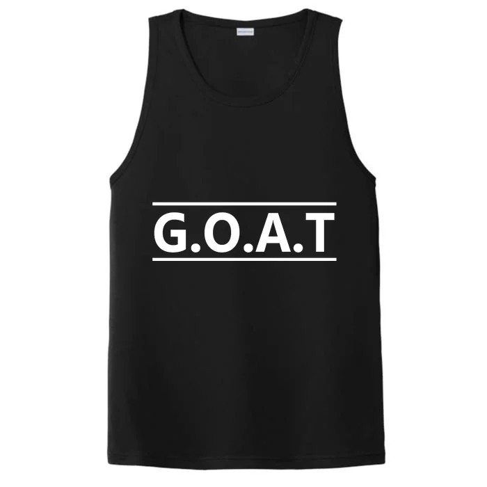 G.O.A.T Goat Great Of All Time Performance Tank