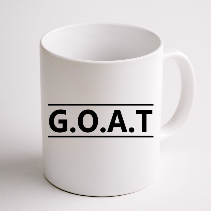 G.O.A.T Goat Great Of All Time Front & Back Coffee Mug