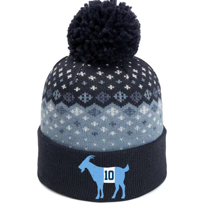 Messi Goat #10 Argentina Soccer The Baniff Cuffed Pom Beanie