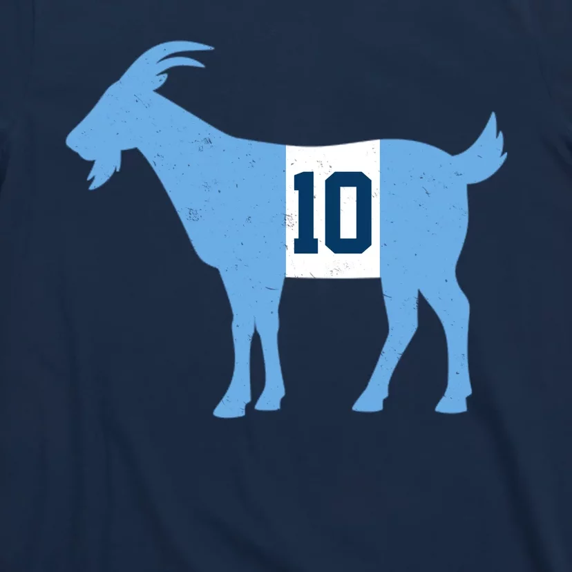 Messi Goat #10 Argentina Soccer T-Shirt
