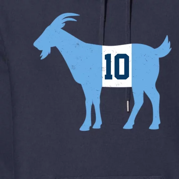 Messi Goat #10 Argentina Soccer Premium Hoodie