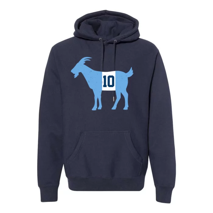 Messi Goat #10 Argentina Soccer Premium Hoodie