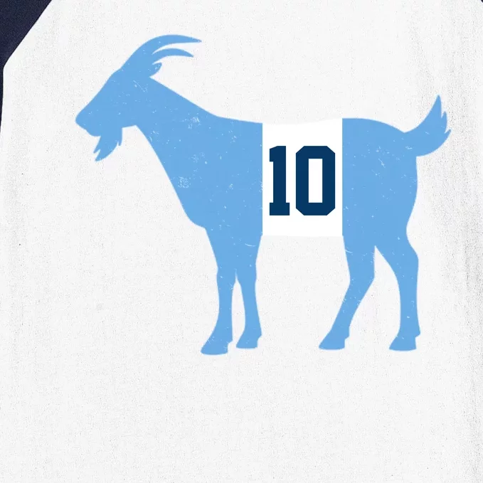 Messi Goat #10 Argentina Soccer Baseball Sleeve Shirt