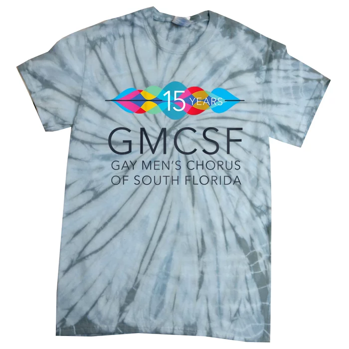 Gmcsf 15th Anniversary Logo White Raglan Baseball Tie-Dye T-Shirt