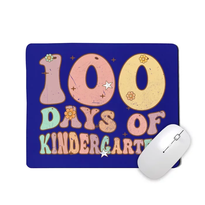 Groovy 100 Days Of Kindergarten For Teacher Cute 100 Days Of Cool Gift Mousepad