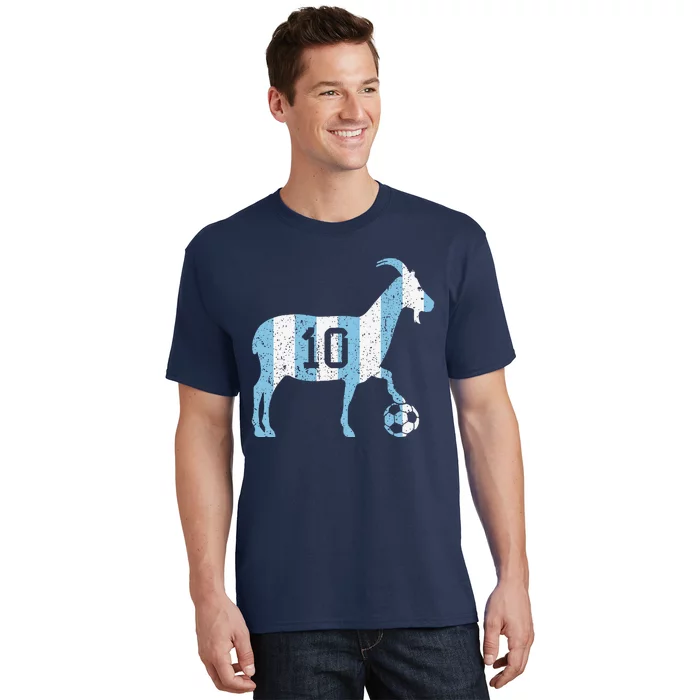 Goat 10 Funny Soccer T-Shirt