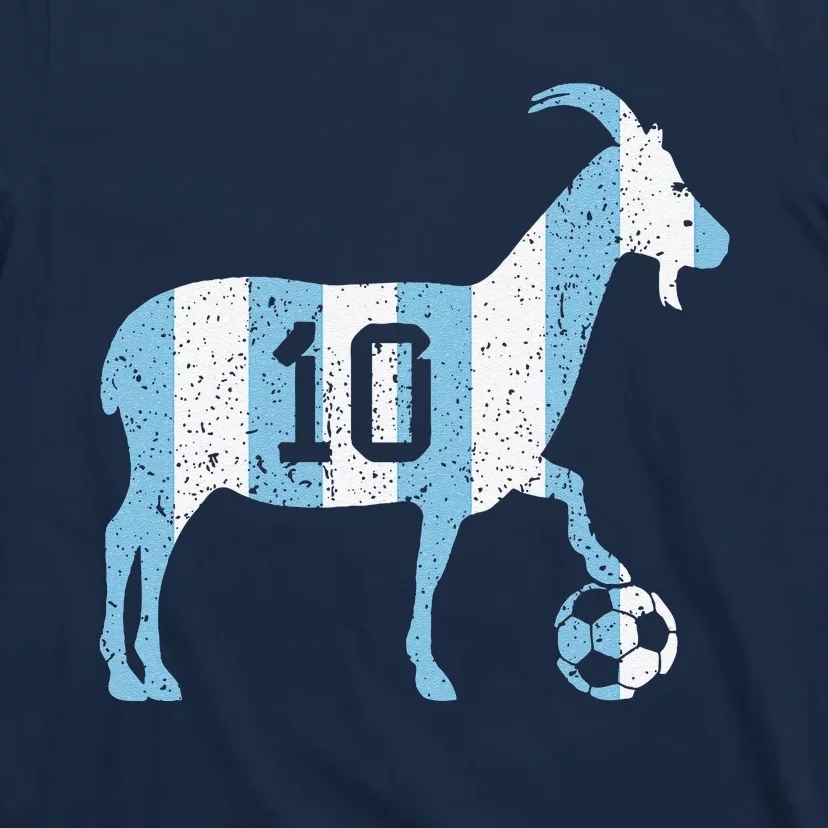 Goat 10 Funny Soccer T-Shirt