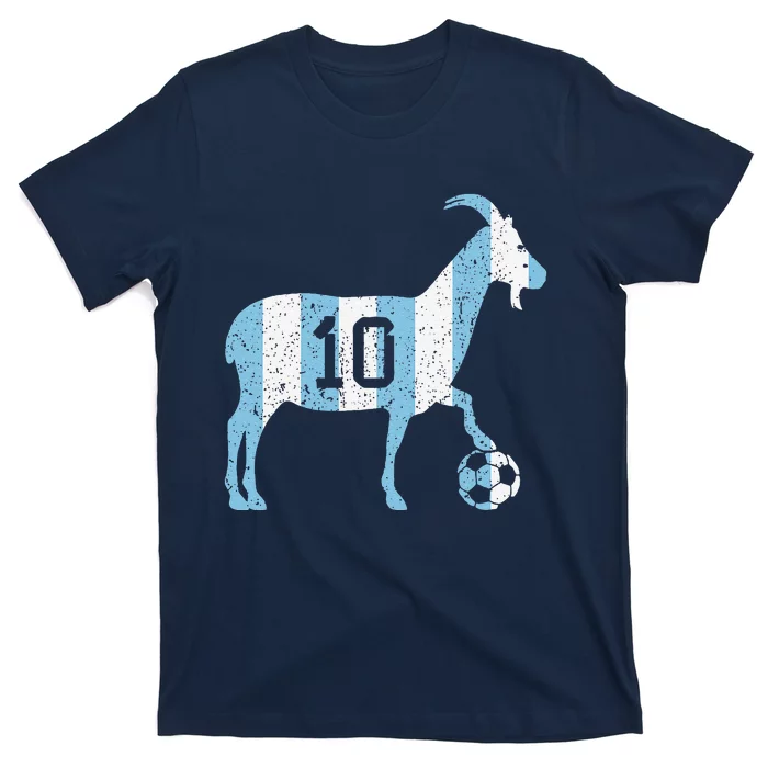 Goat 10 Funny Soccer T-Shirt