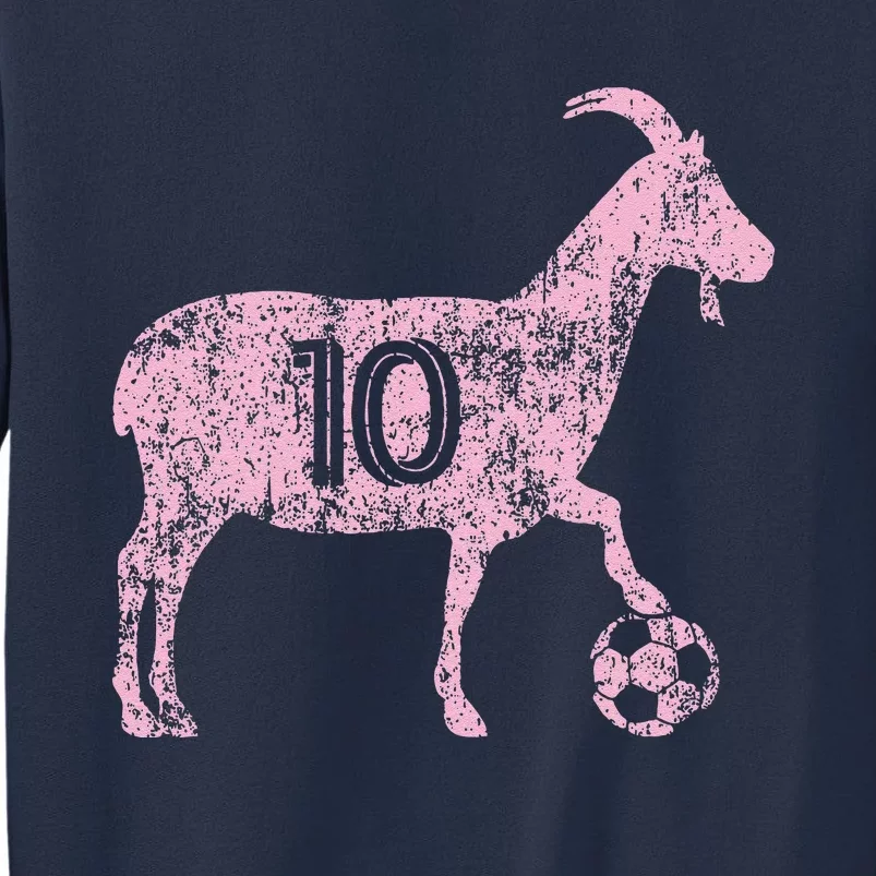 Goat 10 Funny Soccer Sweatshirt