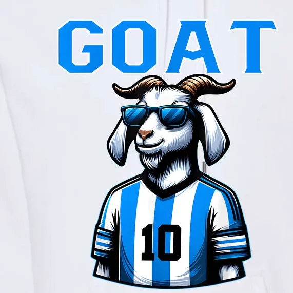 Goat 10 Funny Soccer Premium Hoodie