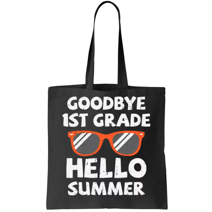 Goodbye 1st Grade Hello Summer Last Day Of School Boy Tote Bag