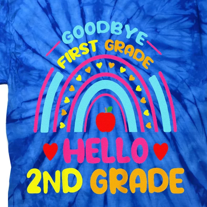 Goodbye 1st Grade Hello 2nd Grade Graduation Tie-Dye T-Shirt