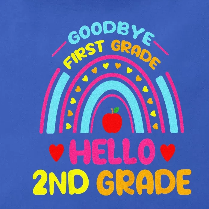 Goodbye 1st Grade Hello 2nd Grade Graduation Zip Tote Bag