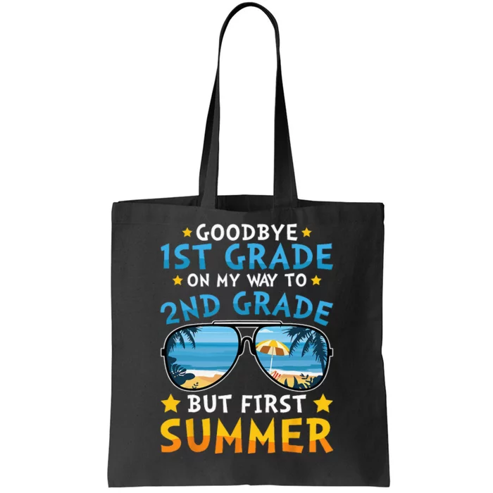 Goodbye 1st Grade Graduation To 2nd Grade Hello Summer Tote Bag