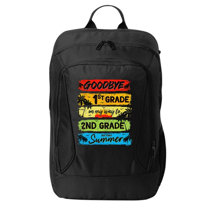 Goodbye 1st Grade Summer Graduation Teacher City Backpack