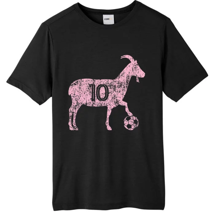 Goat 10 Hoodie For Funny Soccer ChromaSoft Performance T-Shirt