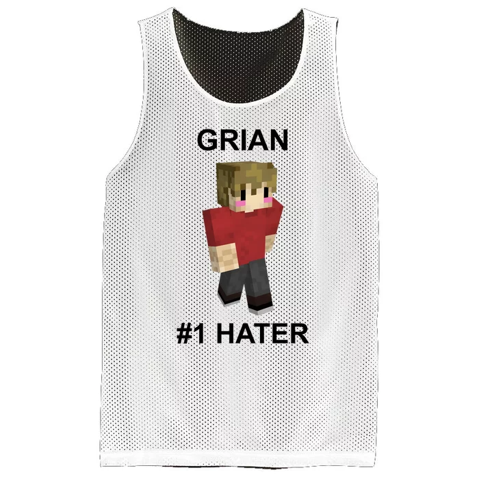 Grian #1 Hater Mesh Reversible Basketball Jersey Tank