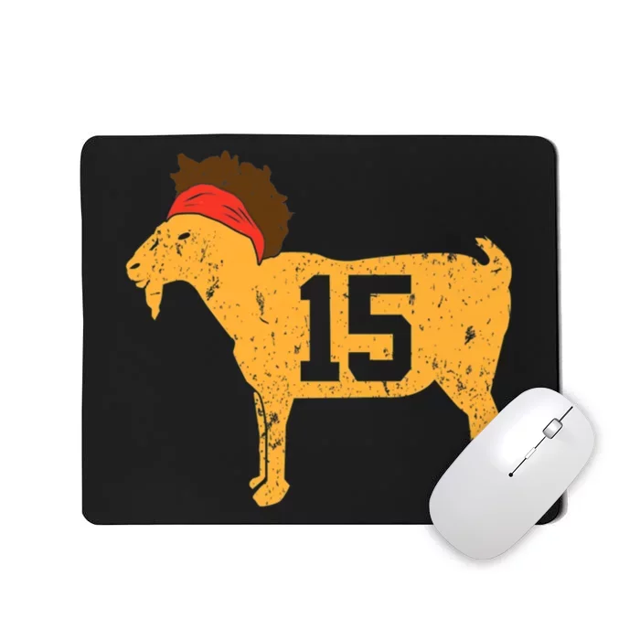 GOAT 15 MVP The Young Greatest of All Time Premium Mousepad