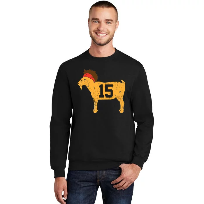 GOAT 15 MVP The Young Greatest of All Time Premium Tall Sweatshirt