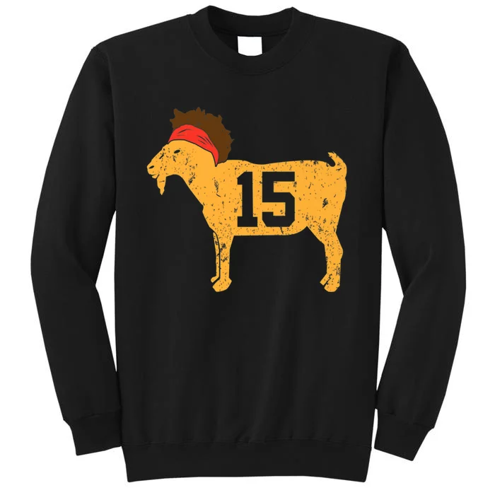 GOAT 15 MVP The Young Greatest of All Time Premium Tall Sweatshirt