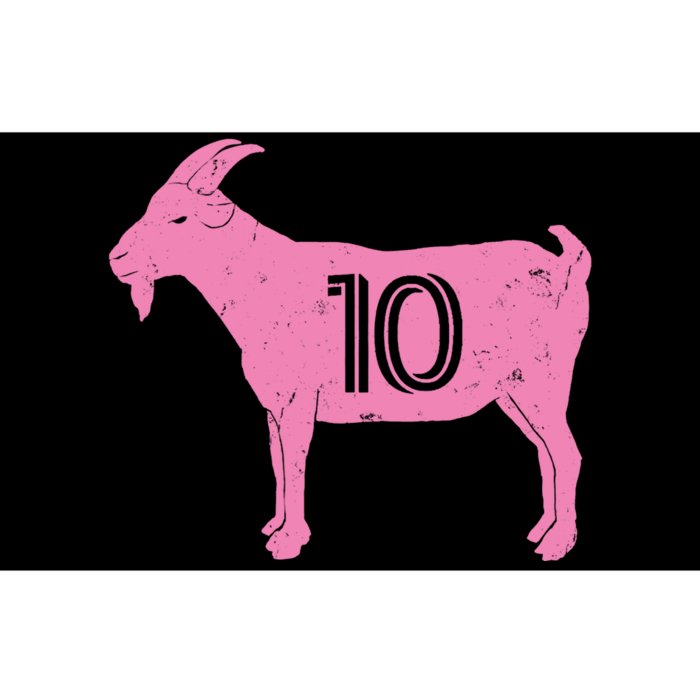 Goat 10 Miami Soccer Bumper Sticker