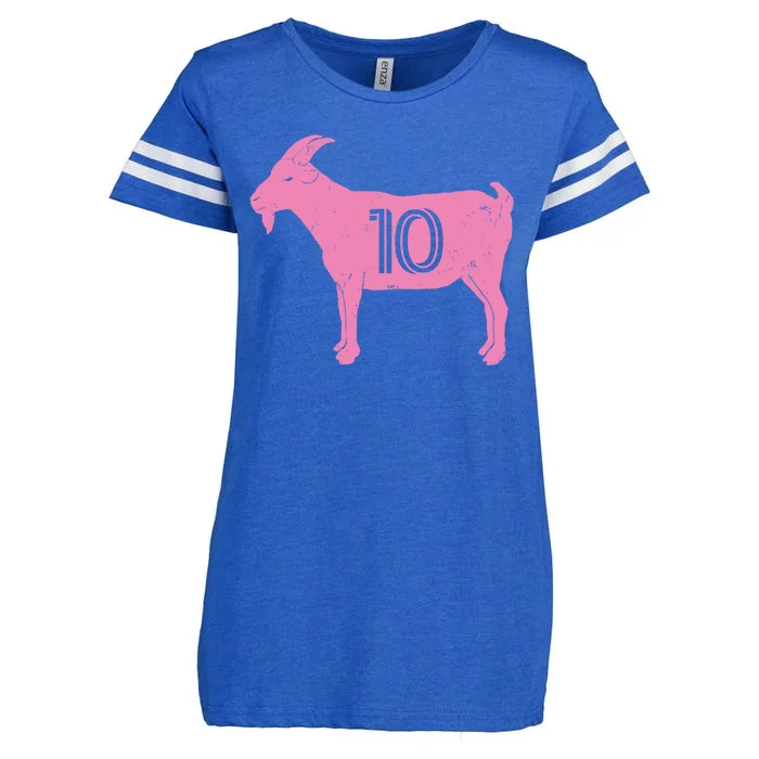 Goat 10 Miami Soccer Enza Ladies Jersey Football T-Shirt