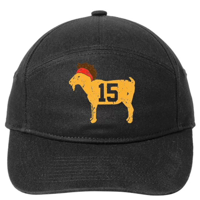 GOAT 15 MVP The Young Greatest Of All Time 7-Panel Snapback Hat