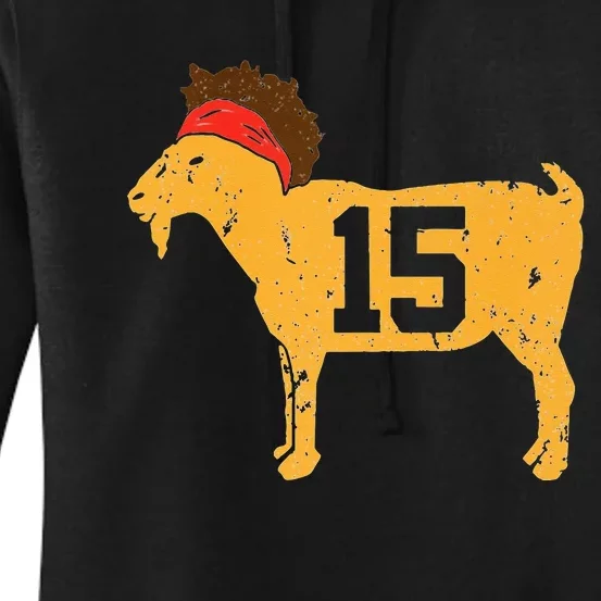 GOAT 15 MVP The Young Greatest Of All Time Women's Pullover Hoodie