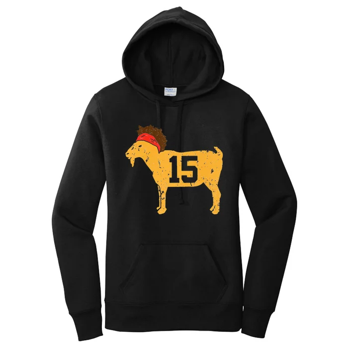 GOAT 15 MVP The Young Greatest Of All Time Women's Pullover Hoodie